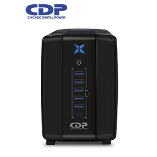 UPS CDP R-UPR1008I, INTERACTIVO, 1000VA, 500W, 220VCA / 50/60HZ (AJUSTE AUTOMÁTICO)