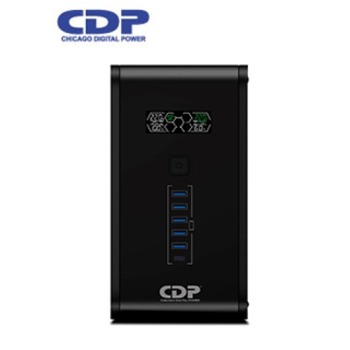 UPS INTERACTIVO CDP (CHICAGO DIGITAL POWER) R-SMART 1210I, 1200VA/720WES UN UPS 
