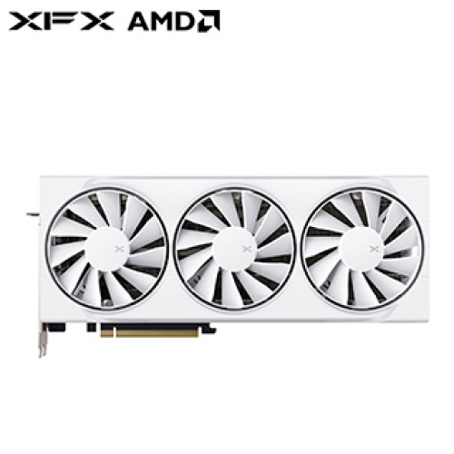 TARJETA DE VIDEO XFX SWIFT AMD RADEON RX 9070XT WHITE TRIPLE FAN GAMING, 16GB DDR6, P