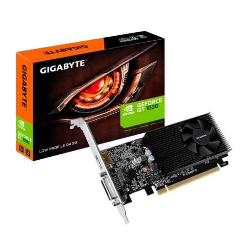 TARJETA DE VIDEO GIGABYTE GEFORCE GT 1030 (GV-N1030D4-2GL), 2GB DDR4, PCI EXPRESS 3.0