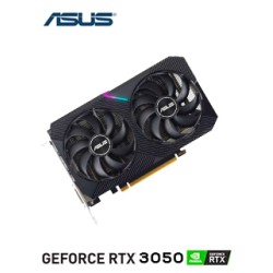 TARJETA DE VIDEO ASUS DUAL GEFORCE RTX 3050 V2 OCEDITION 8GB GDDR6, PCIE 4.0PUER