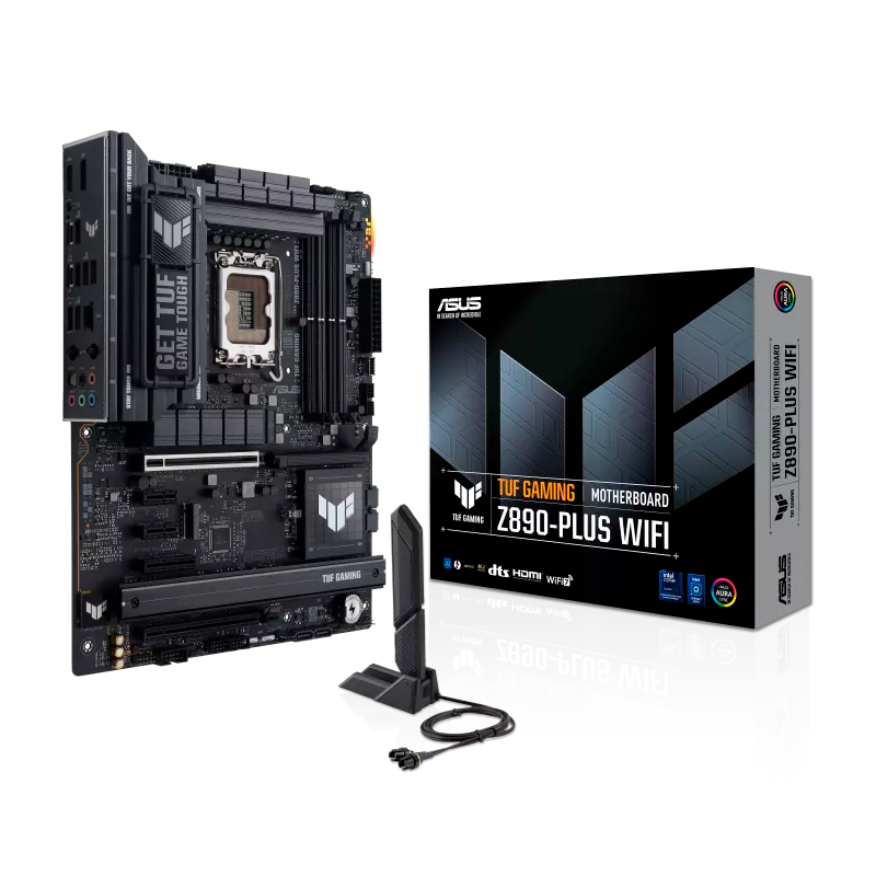 MOTHERBOARD ASUS TUF GAMING Z890-PLUS WIFI, CHIPSET INTEL Z890, LGA 1851, HDMI, DP, A