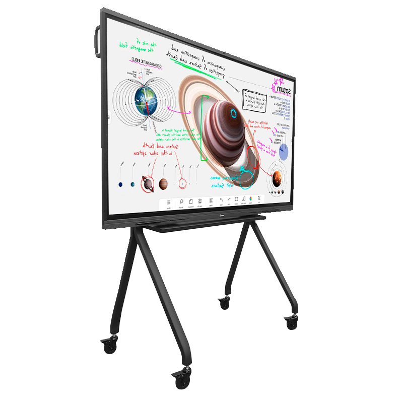 RACK PORTÁTIL TEROS TE-9010S PARA PANTALLA TÁCTILINTERACTIVA DE 75 A 86, NEGRO