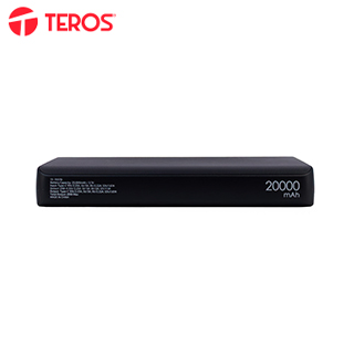 POWERBANK TEROS TE-7057N, 20000MAH, USB-A, USB-C,NEGROMANTÉN TUS DISPOSITIVOS CA