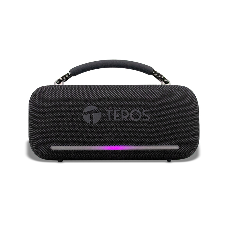 PARLANTE INALÁMBRICO TEROS VIBES VB-6049BLK, 60W,BT 5.3, 4000 MAH, USB, LUCES LED, NE