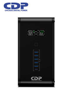UPS INTERACTIVO CDP (CHICAGO DIGITAL POWER) R-SMART 1210I, 1200VA/720WES UN UPS 